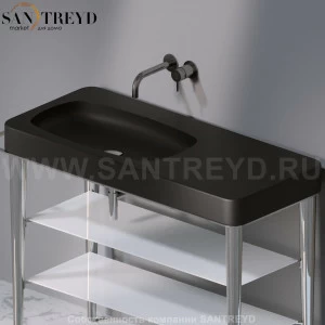 L130105 Накладная раковина на столешницу  прямоугольная A. e T. Italia FUSION