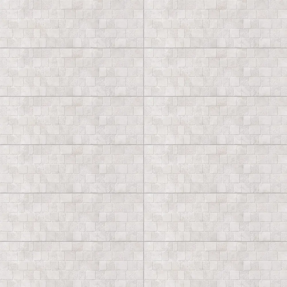 Плитка настенная Керамин Эдда 7Д рельеф 75x25 см 1.69 м² цвет белый STLM-2008508 - Вид №1