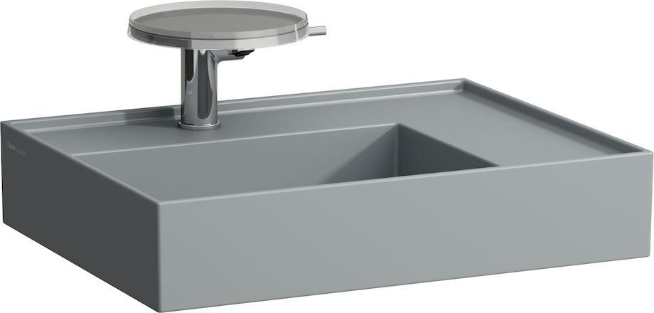 H8103347571121 Раковина с полочкой справа, со специальным скрытым сливом LAUFEN PRO - Вид №13