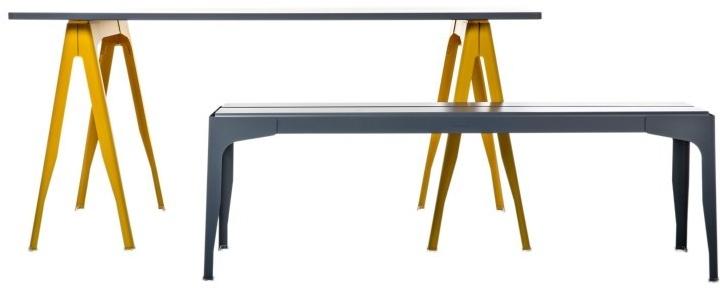 Tolix Садовая скамейка штабелируемая металлическая Y sun-id-1485874 - Вид №5