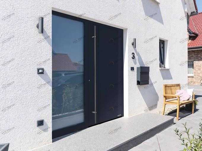 HÖRMANN ITALIA Входная дверь из нержавеющей стали заподлицо со стеной Thermo sun-id-1464723