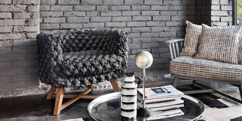 Gervasoni Мягкое кресло со съемным чехлом Gray sun-id-1374120 - Вид №1