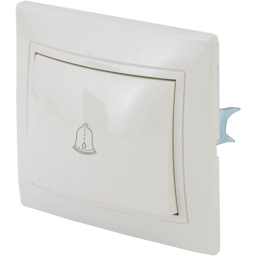 Кнопка звонка TDM ELECTRIC с подсветкой в бежевом корпусе 85591347 Таймыр STLM-0064432