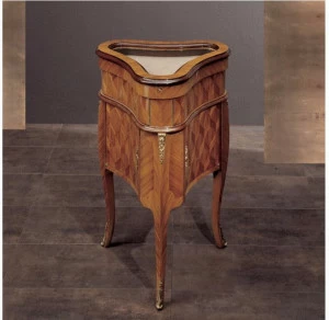 Rozzoni Высокий треугольный деревянный журнальный столик с вещевым ящиком Classic