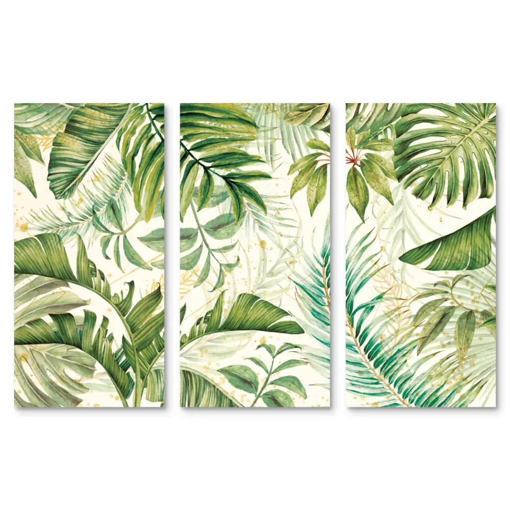 Картина на МДФ Тропики 30x60 см 3 шт POSTERMARKET STLM-2000855