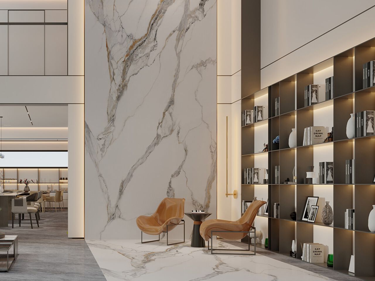 Мраморный пол / покрытие GANI MARBLE TILES BIANCO LILAC ARCH-00051788