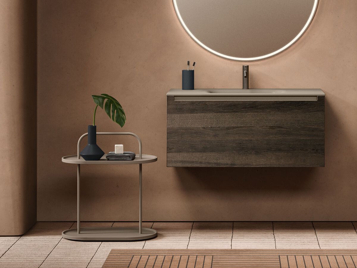 Высокий и овальный деревянный журнальный столик Inbani NORM ARCH-00048959 - Вид №7