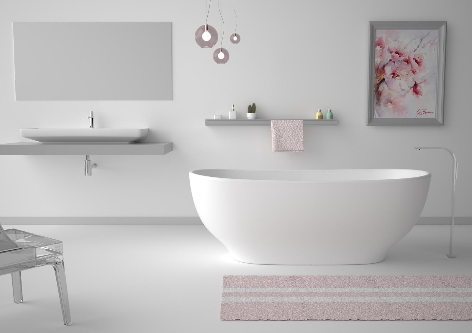 VAMO3 Акриловая ванна отдельностоящая GSG CERAMIC Moon - Вид №1