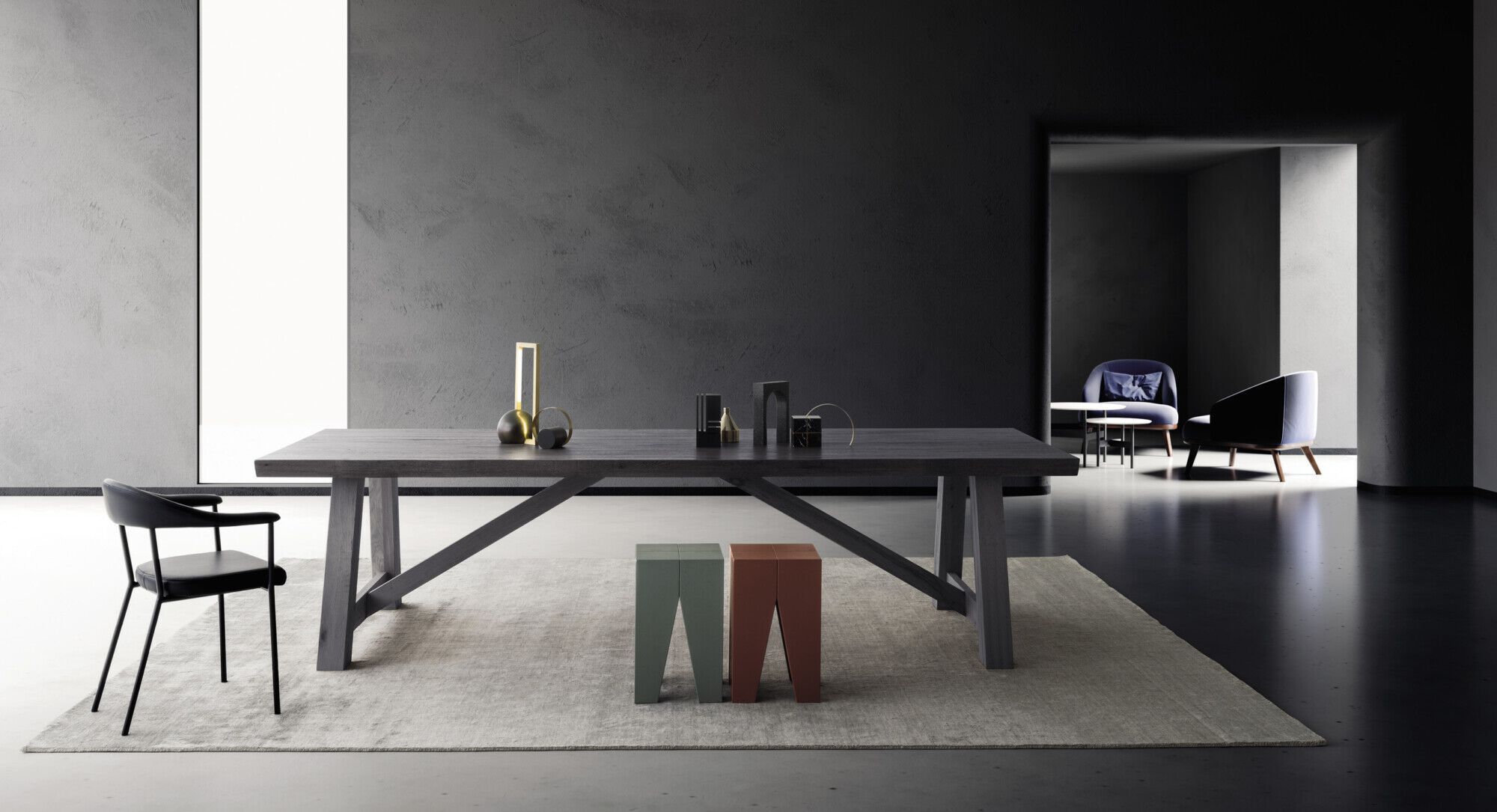 Прямоугольная столешница из дуба Devina Nais ARCH-00121785 - Вид №5