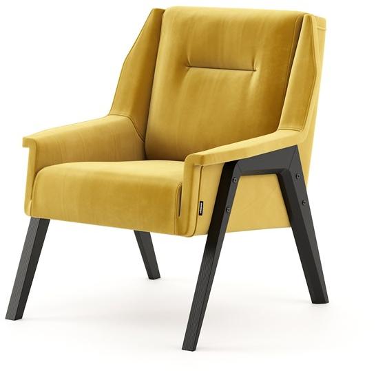 Domkapa Бархатное кресло с подставкой для ног  Dkk33  - Вид №1