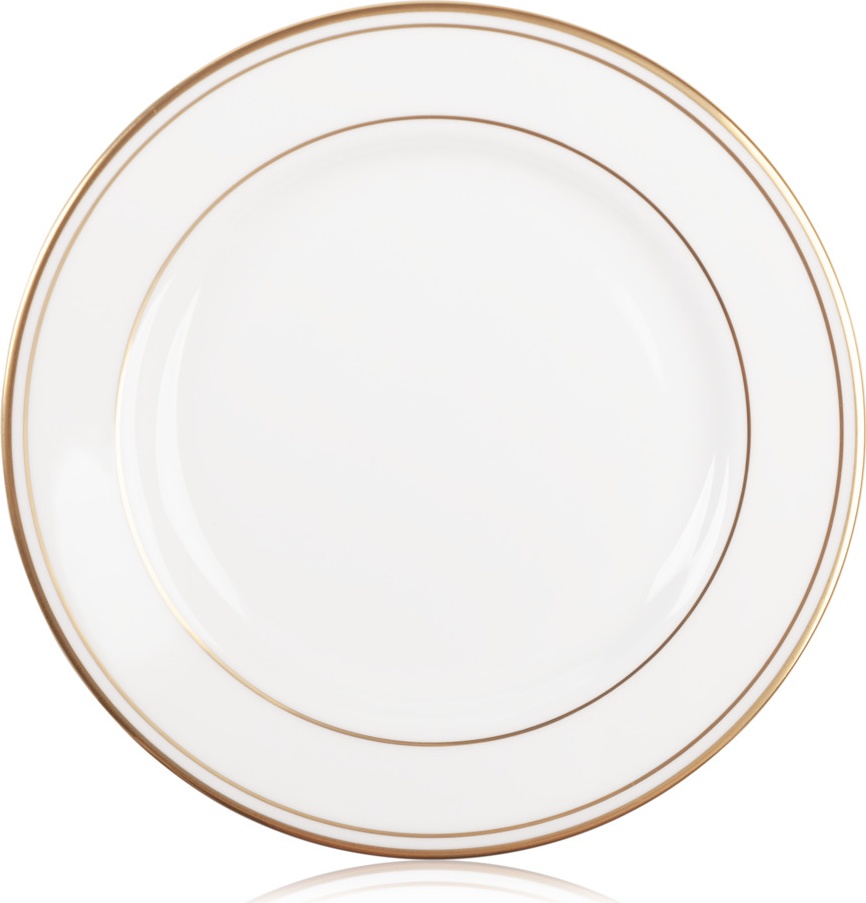 10578531 Lenox Тарелка пирожковая Lenox "Федеральный,золотой кант" 15см Фарфор костяной 