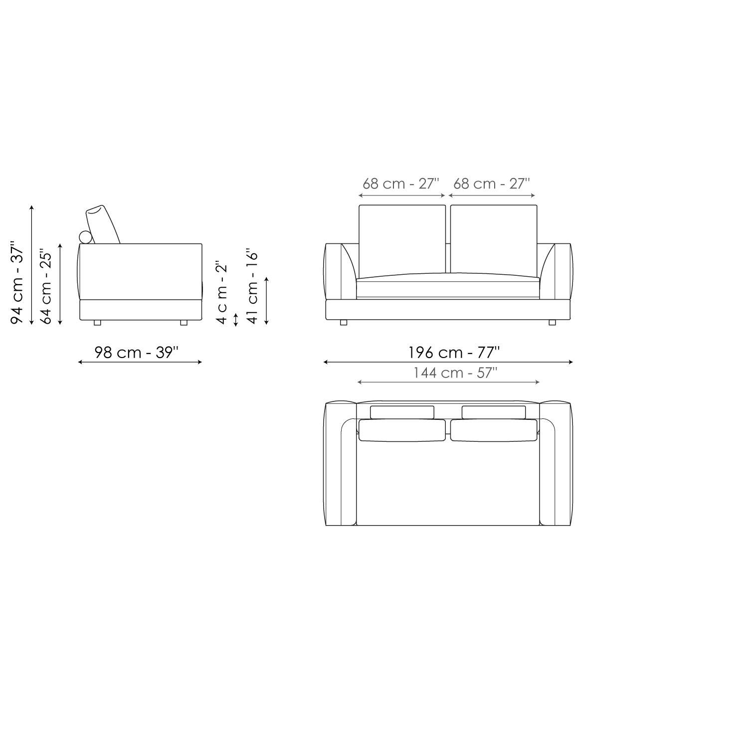 Ткань диван BONALDO LIAM ARCH-00067700 - Вид №52
