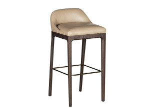 Высокий мягкий барный стул