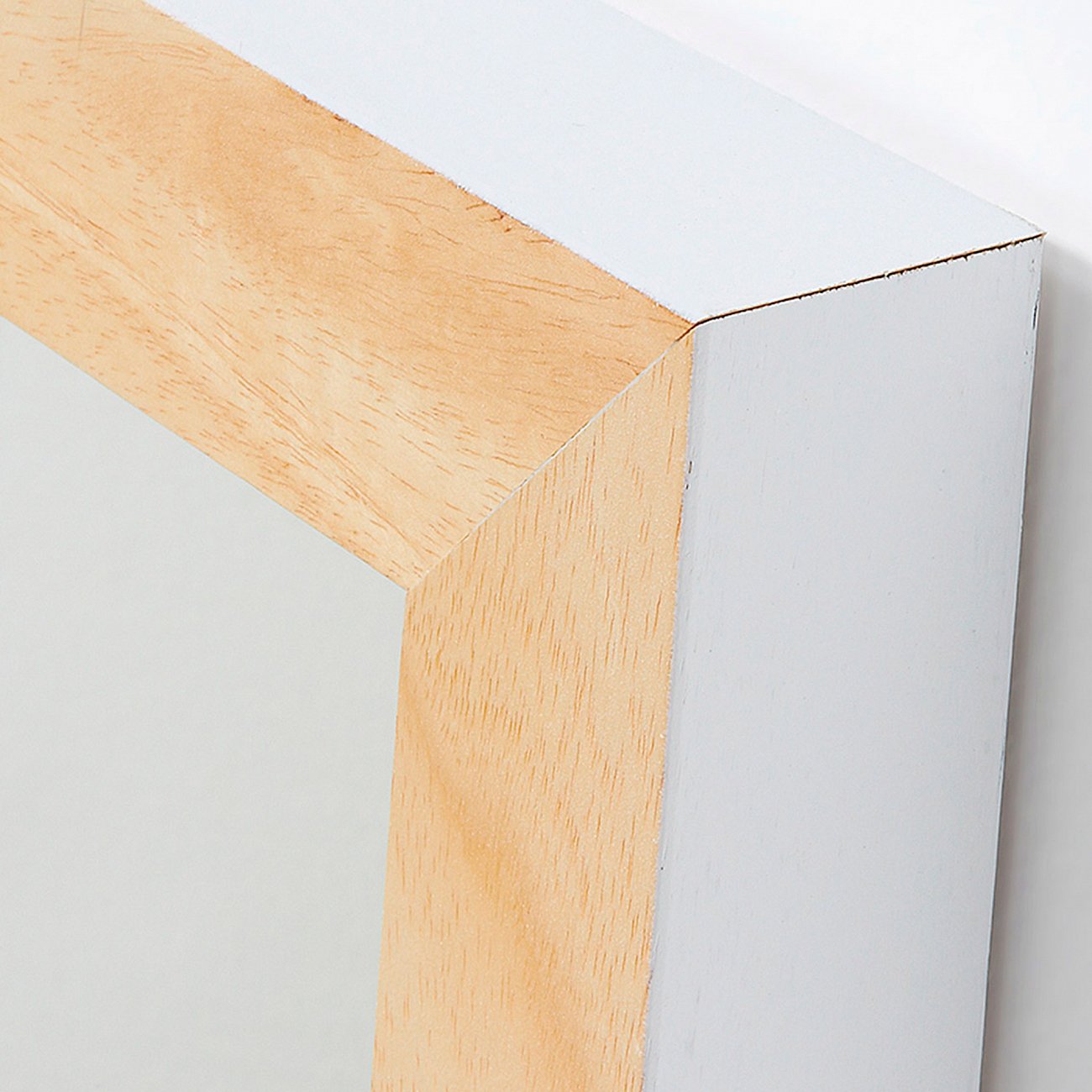 Зеркало прямоугольное настенное бежевое Drop 48x148см от La Forma LA FORMA DROP 342820 Белый - Вид №2