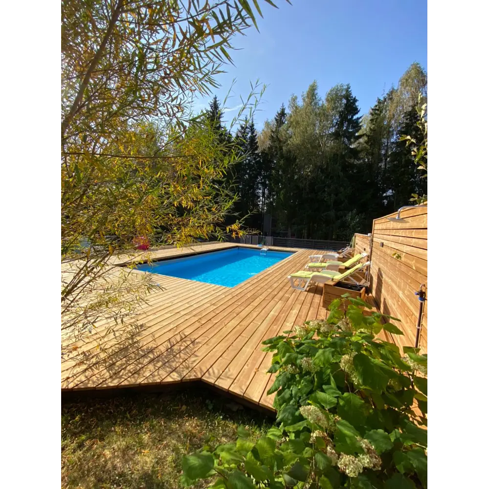 Террасная доска импрегнированная хвоя 28x140x4000 мм вельвет 0.56 м² РУСШПАЛА STLM-2086446 - Вид №5