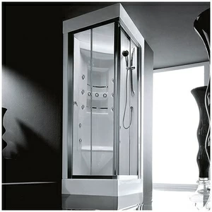 Душевая кабина Gruppo treesse Acquazzurra 90 STB-B7587S белая с баней и гидромассажем угловая левая