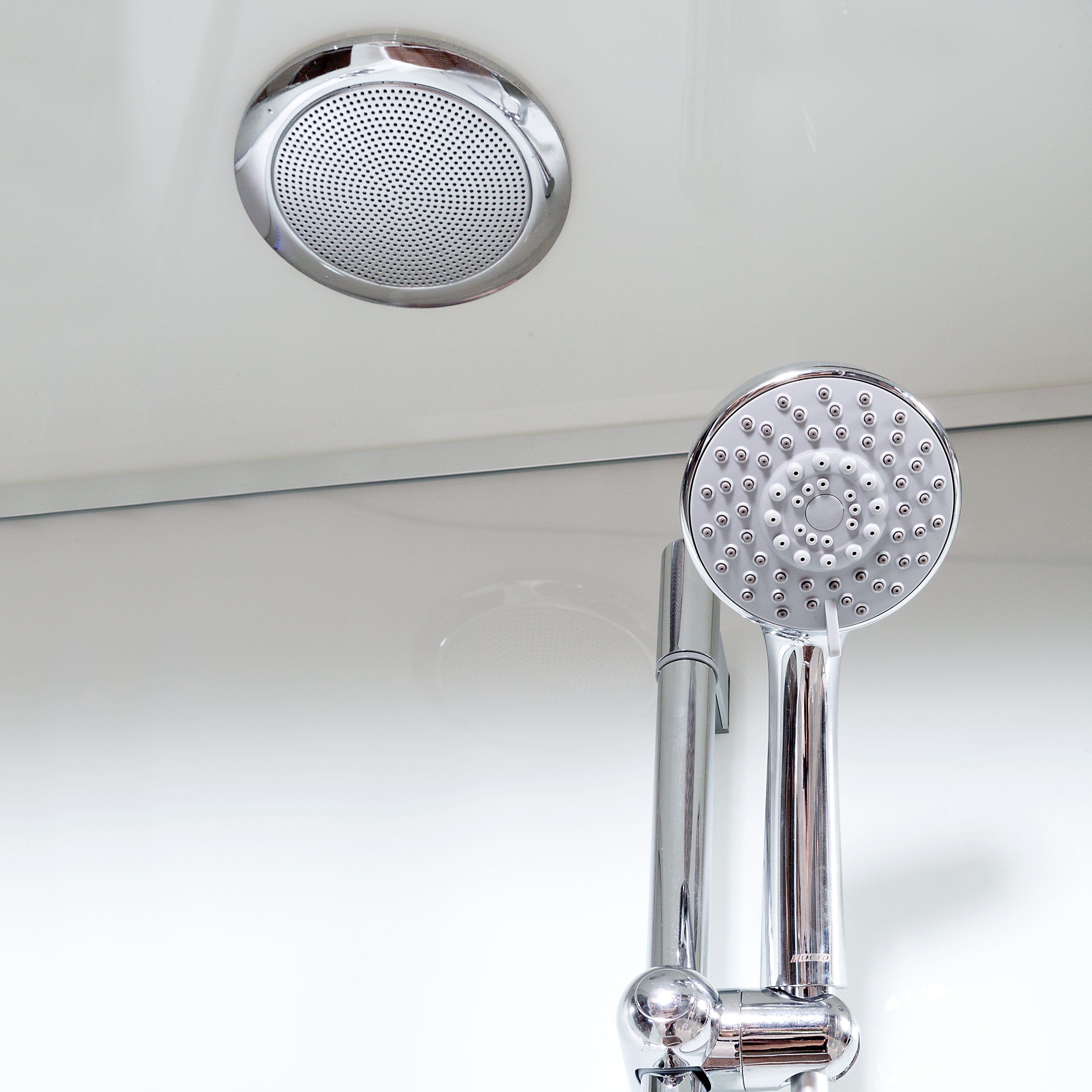 L 809 с гидромассажем BLACK Душевая кабина DETO Серия L А102 R LED - Вид №7