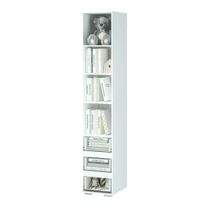 92001750 Шкаф Bts 40.2x217.6x46 см ЛДСП цвет белый STLM-1502464