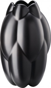 10640552 Rosenthal Ваза Rosenthal Суть 16см, фарфор, черная, матовая (Седрик Раго) Фарфор