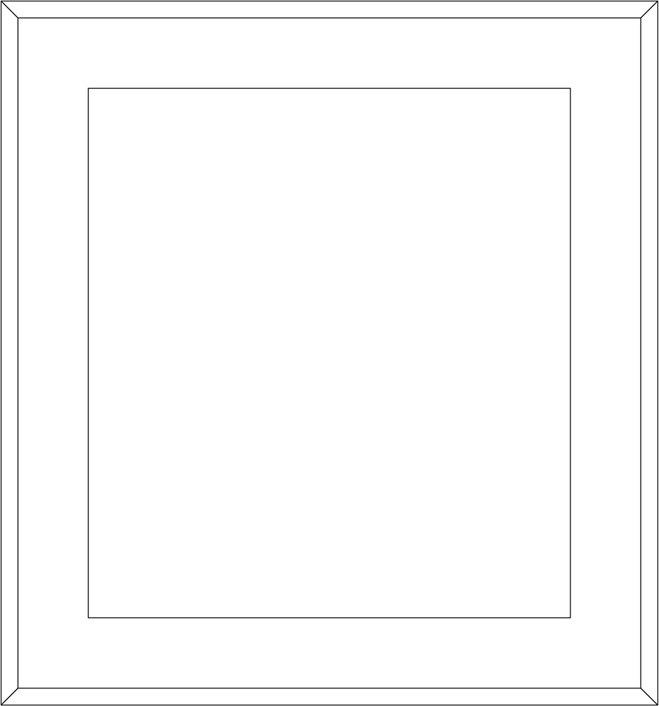 BY 2202 Зеркало в багетной раме cо встроенным LED-светильником 20 W EVOFORM Ledside - Вид №1