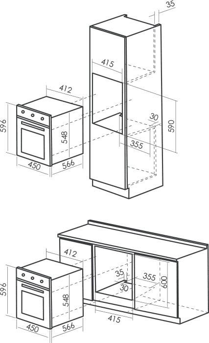 1197019 Электрический духовой шкаф MBS DE-453IV бежевый STDN-0090235 - Вид №13