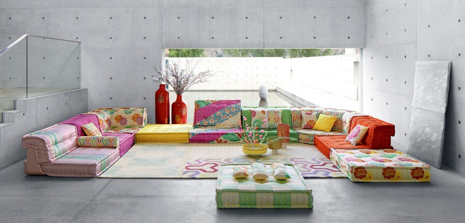 Угловой диван из ткани ROCHE BOBOIS Маджонг ARCH-00095462 - Вид №4