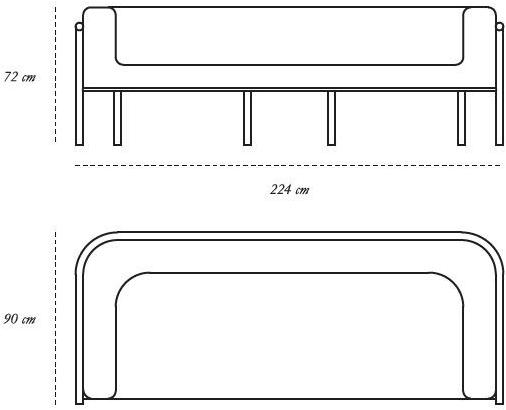 Scarlet Splendour 3-х местный диван из овчины Snow white sun-id-1373520 - Вид №6