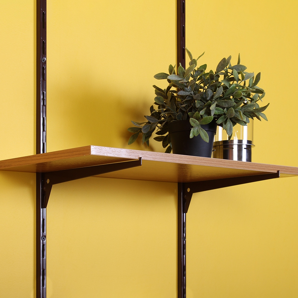 Кронштейн к стеновым стойкам , 415x6x70 мм, коричневый LJPS0565 Public Steel Россия  - Вид №2