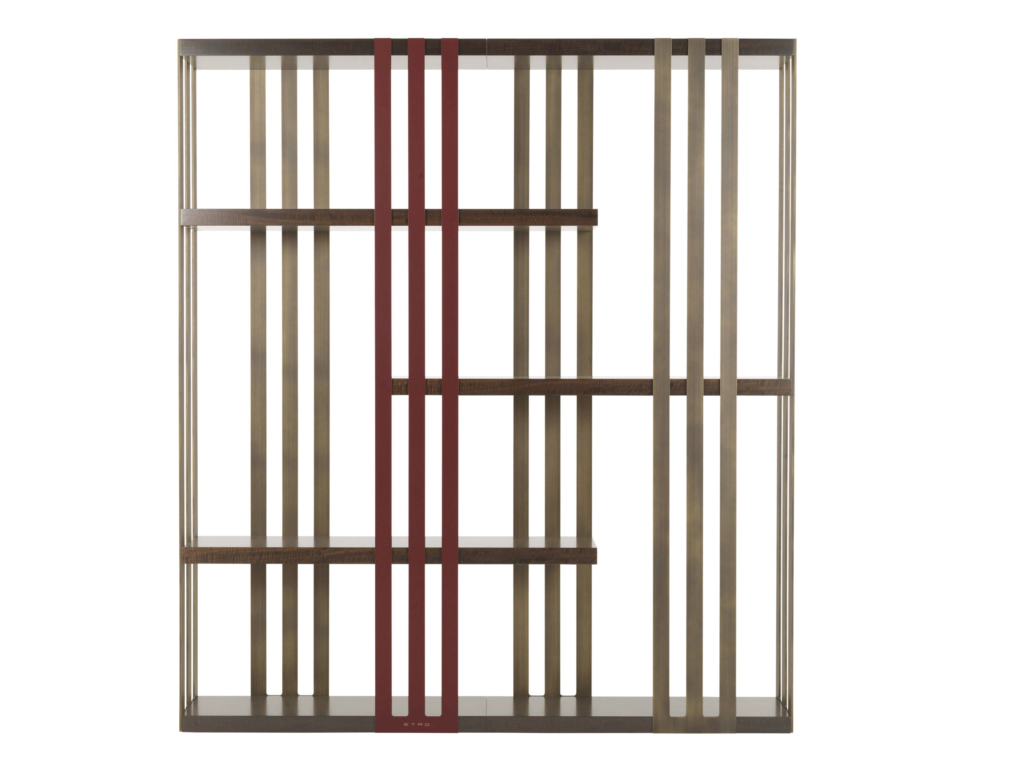 Книжный шкаф из дерева и металла ETRO Home Interiors Klee ARCH-00118697