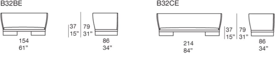 3-местный садовый диван Paola Lenti Ami ARCH-00116386 - Вид №5