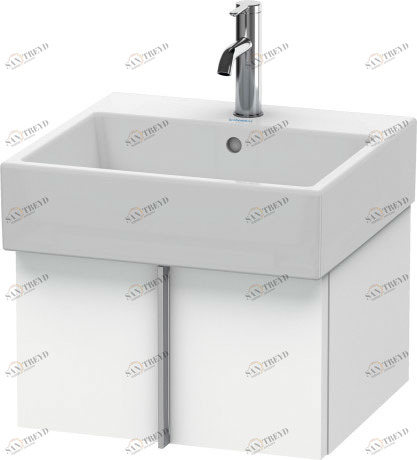 VA612401818 Тумбочка подвесная Vero Air #VA6124 484 x 431 мм Белый матовый, декор Duravit