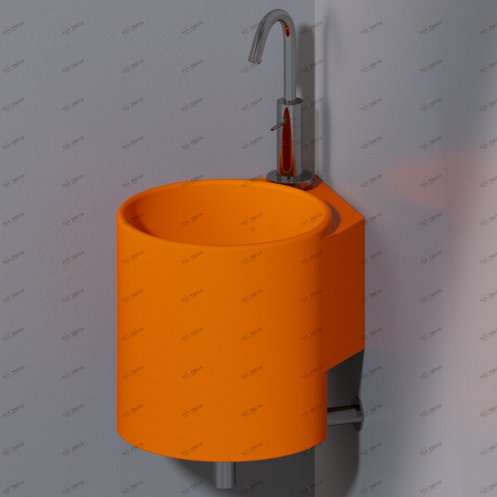 L315T0R1V1.114 Подвесная раковина настенная круглая A. e T. Italia IDEA AeT ITALIA