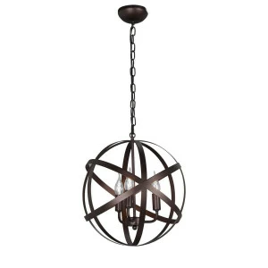 Подвесная люстра Vitaluce V4453-8/3 VITALUCE ДИЗАЙНЕРСКИЕ 328649 Коричневый