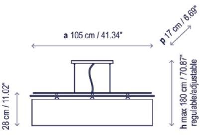 BOVER Подвесной светильник из ткани sun-id-1472116 - Вид №3