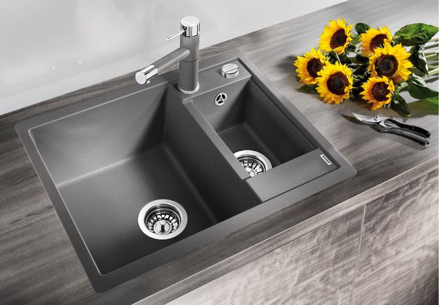 519135 Кухонная мойка Blanco Metra 6-F алюметаллик  Blanco Metra Алюметаллик