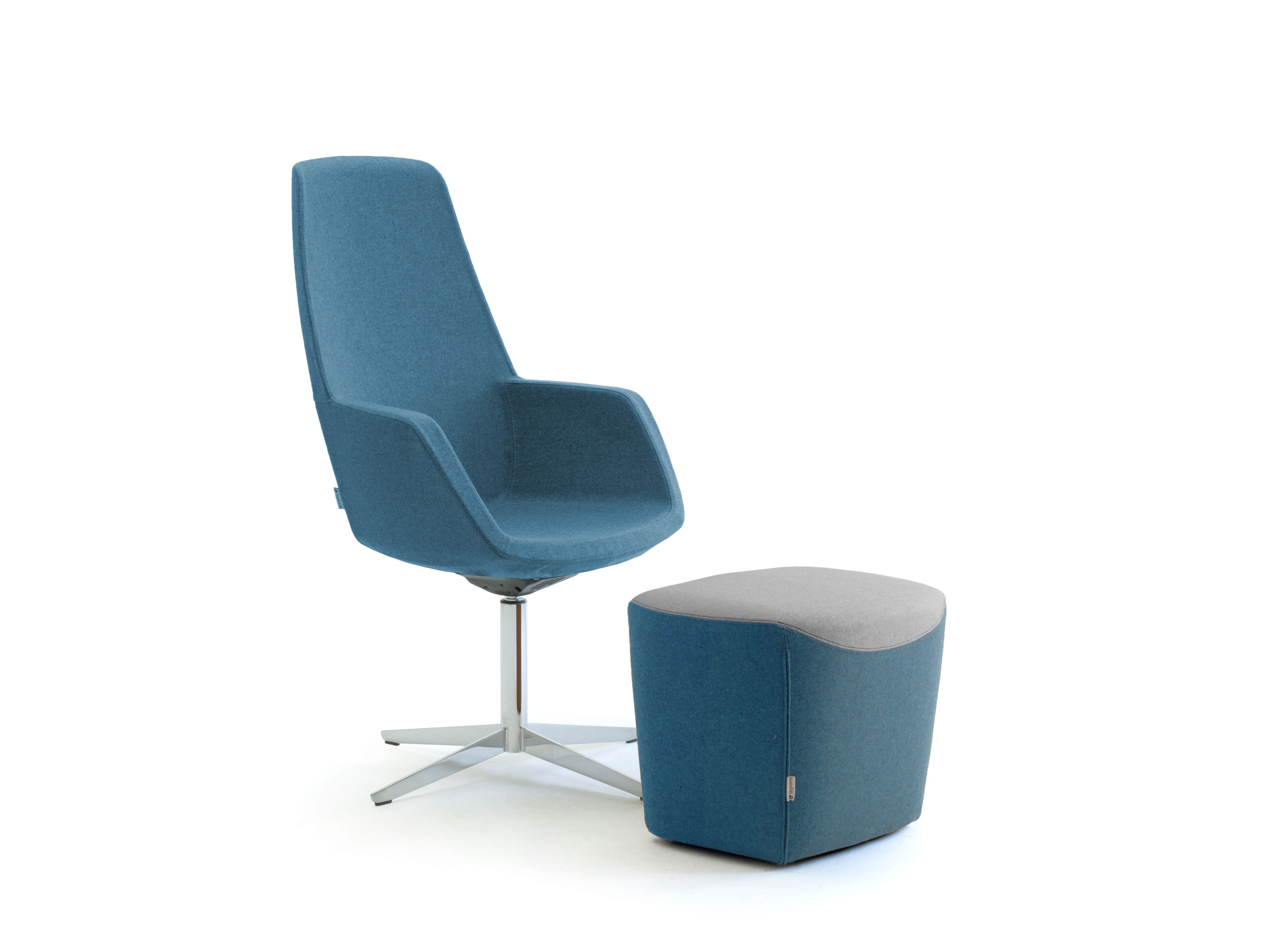 Стул из ткани с высокой спинкой Leyform Gaia ARCH-00092534 - Вид №9