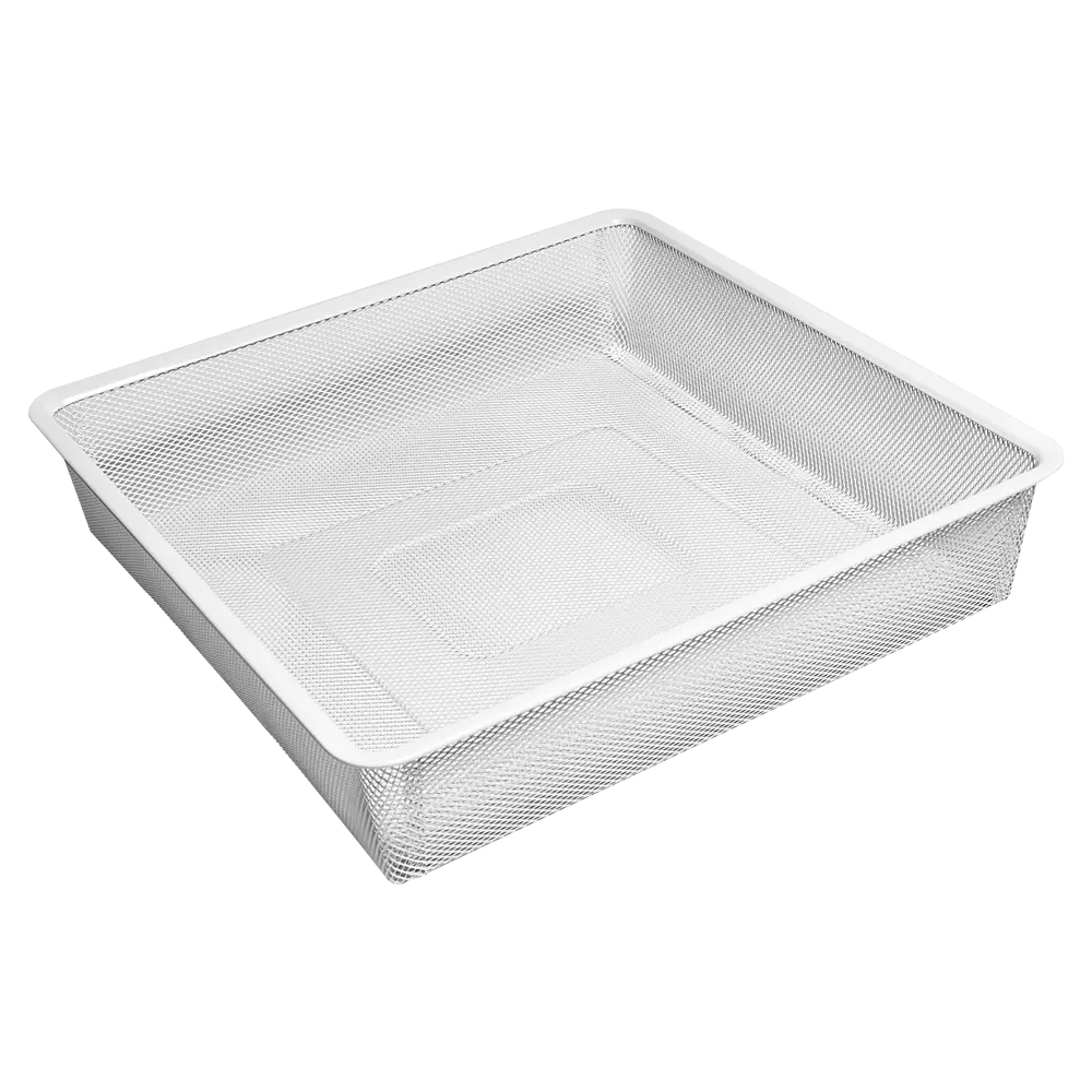 Корзина выдвижная 39.5x18.5x41 см цвет белый ТИТАН-GS STLM-2103558 - Вид №3