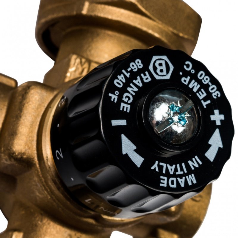 Насосно-смесительный узел STOUT 1" с клапаном и насосом Grundfos UPSO SDG0020001002 - Вид №1