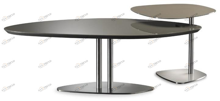 Reflex Круглый стеклянный журнальный столик для гостиной Seventy sun-id-1476441