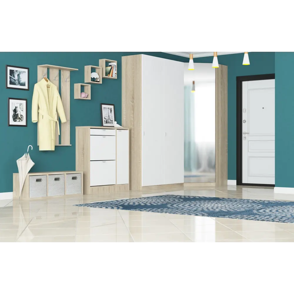 Короб плетеный 31x31x31 см полипропилен цвет серый 18404450 STLM-2003683 Santreyd QR11F-L - Вид №6