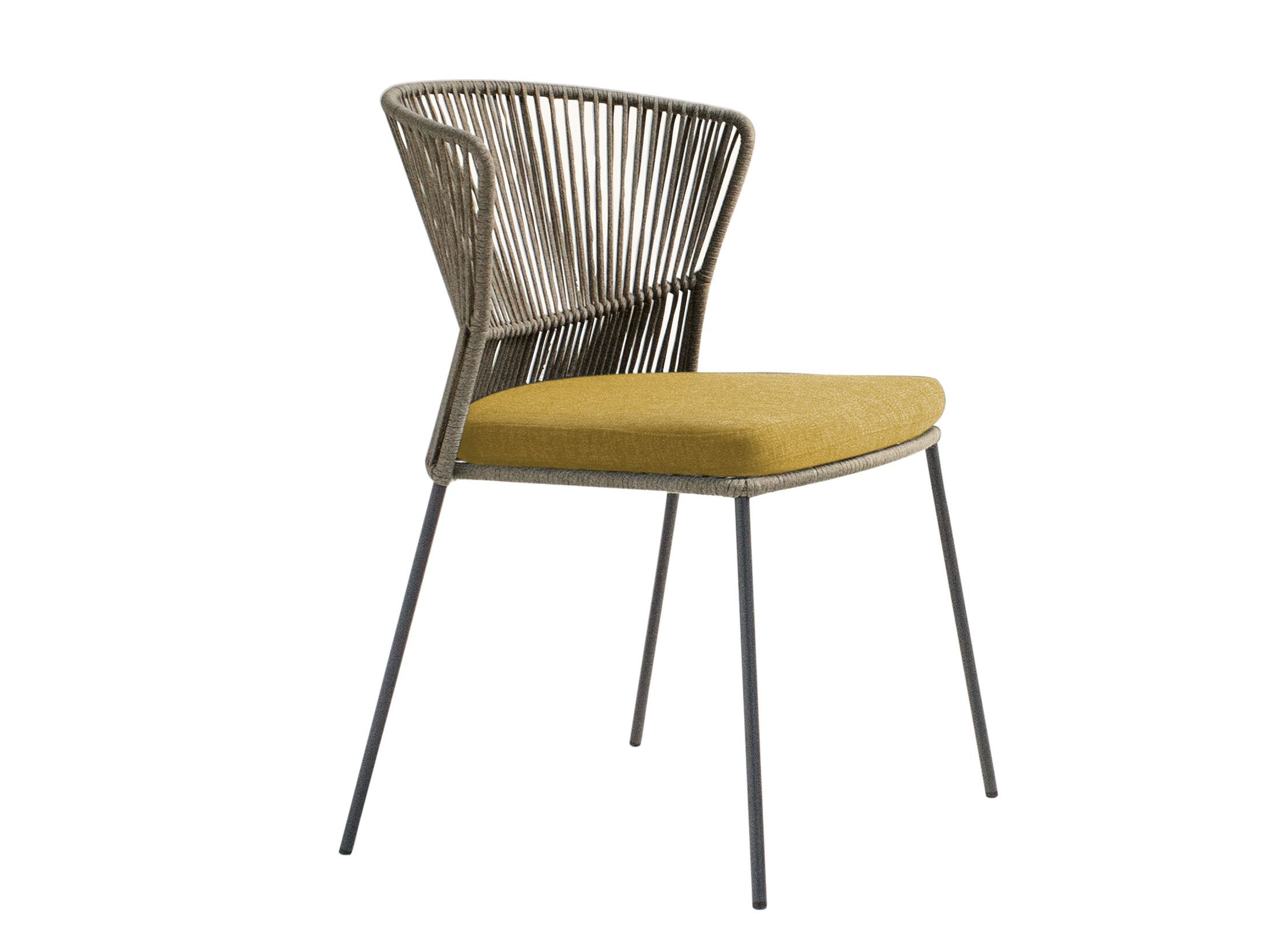 Съемный веревочный штабелируемый садовый стул Potocco ARCH-00079344