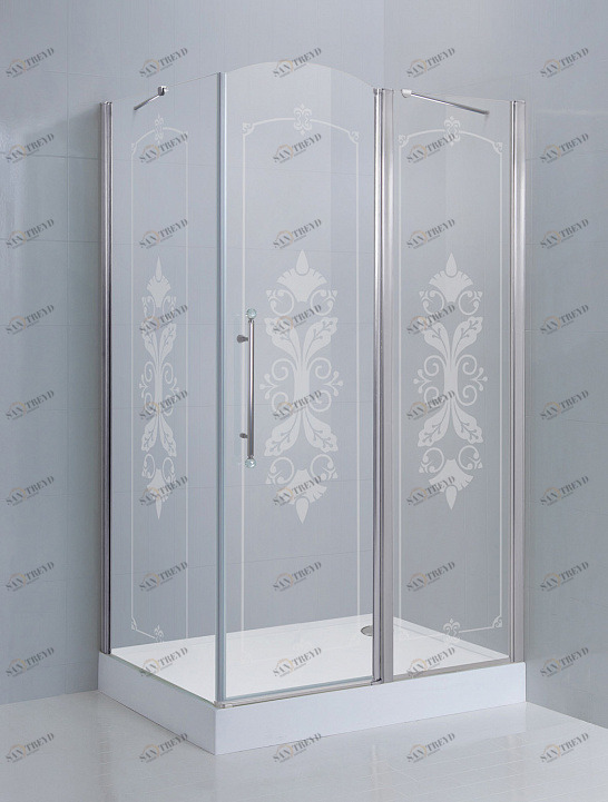 Душевой уголок CEZARES GIUBILEO-AH-11-100/80-CP-Cr-R