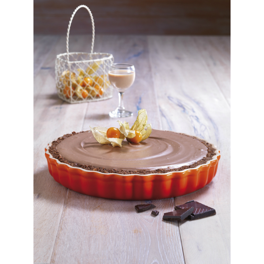 Форма рифленая для выпечки Le Creuset, каменная керамика, Ø28 см, розовая 91015928401100 - Вид №2