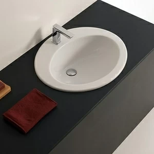 MNL001 Накладная раковина под столешницу  овальная ArtCeram