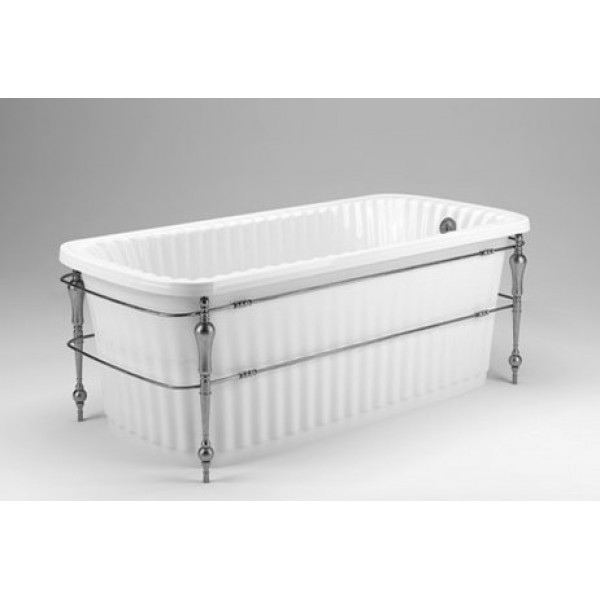 Ванна из литьевого мрамора MIGLIORE OLIVIA Console ML.OLV-40.102 на консоле, 174 х 80 х 66 см sun-id-684823 - Вид №9