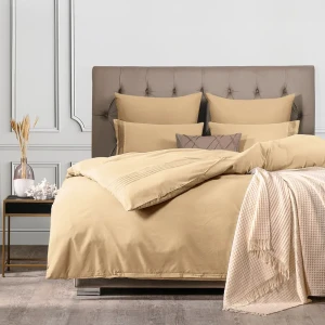 91597074 Комплект постельного белья Sleep ix Миоко pva942007, 2-спальный, сатин, бежевый STLM-1053496