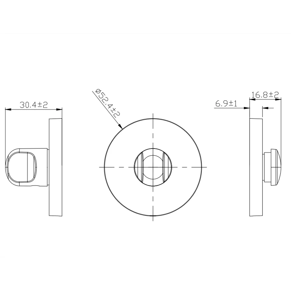 Фиксатор под ручку KREAFORTA алюминий цвет белый STLM-2210256 - Вид №4