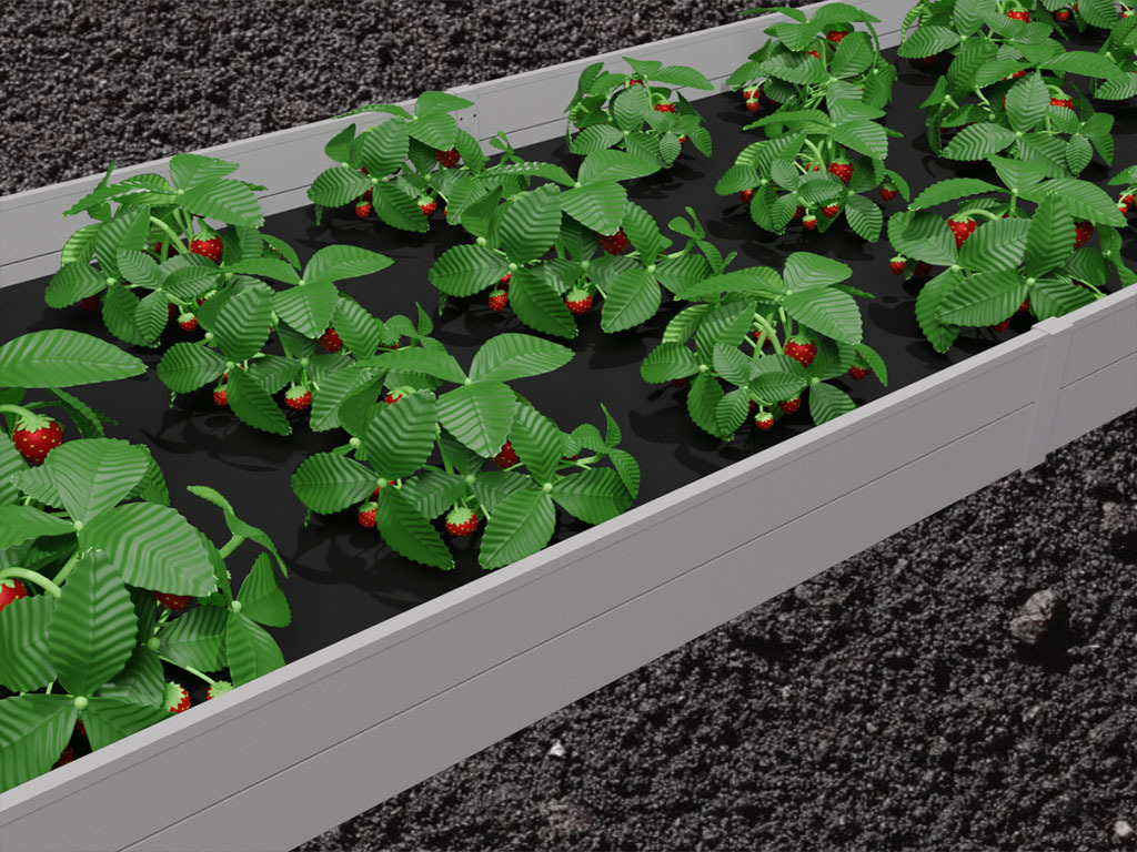 Грядка ПВХ 3х1м, высота 27 см ГеоПластБорд GPBST-147 - Вид №11