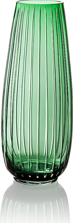 10609366 Zwiesel 1872 Ваза Zwiesel 1872 "Знак" 41см (дымчато-зелёная) Стекло 