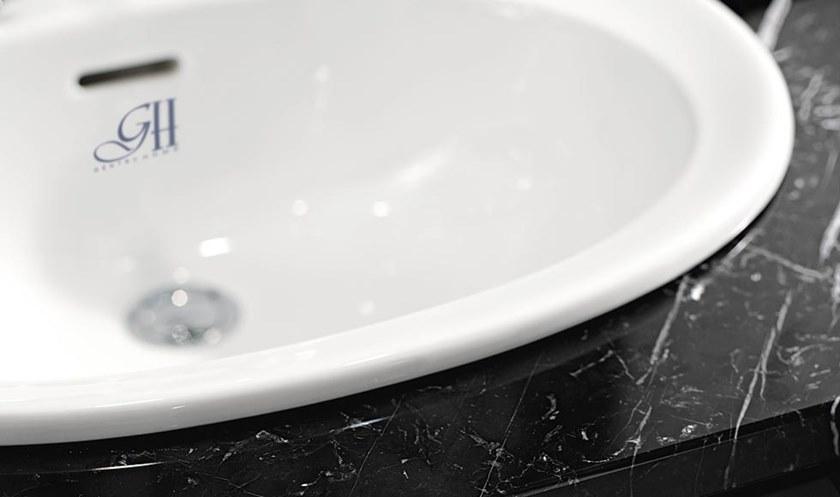 Встроенная раковина под столешницу овальная Gentry Home sun-id-1368781 - Вид №2